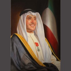 Portrait of Sheikh / Dr. Ahmed Nasser Al Mohammed Al Ahmed Al Sabah 